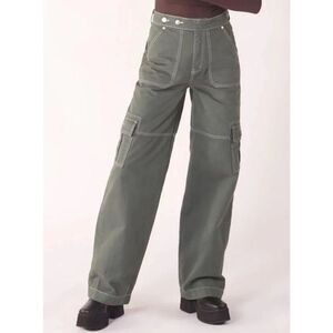 Revice Aviator Cargo Pants Green Size 27 NWOT